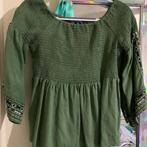 francesca’s top off the shoulder